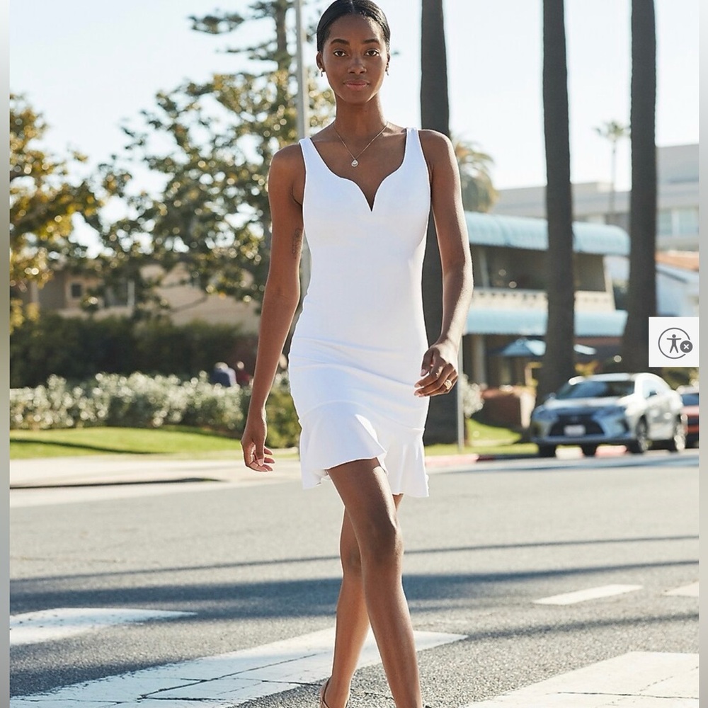 Express NWOT White Mini Dress